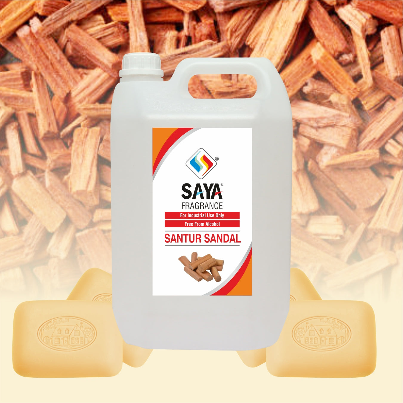 Santur Sandal Fragrance for Toilet Soap
