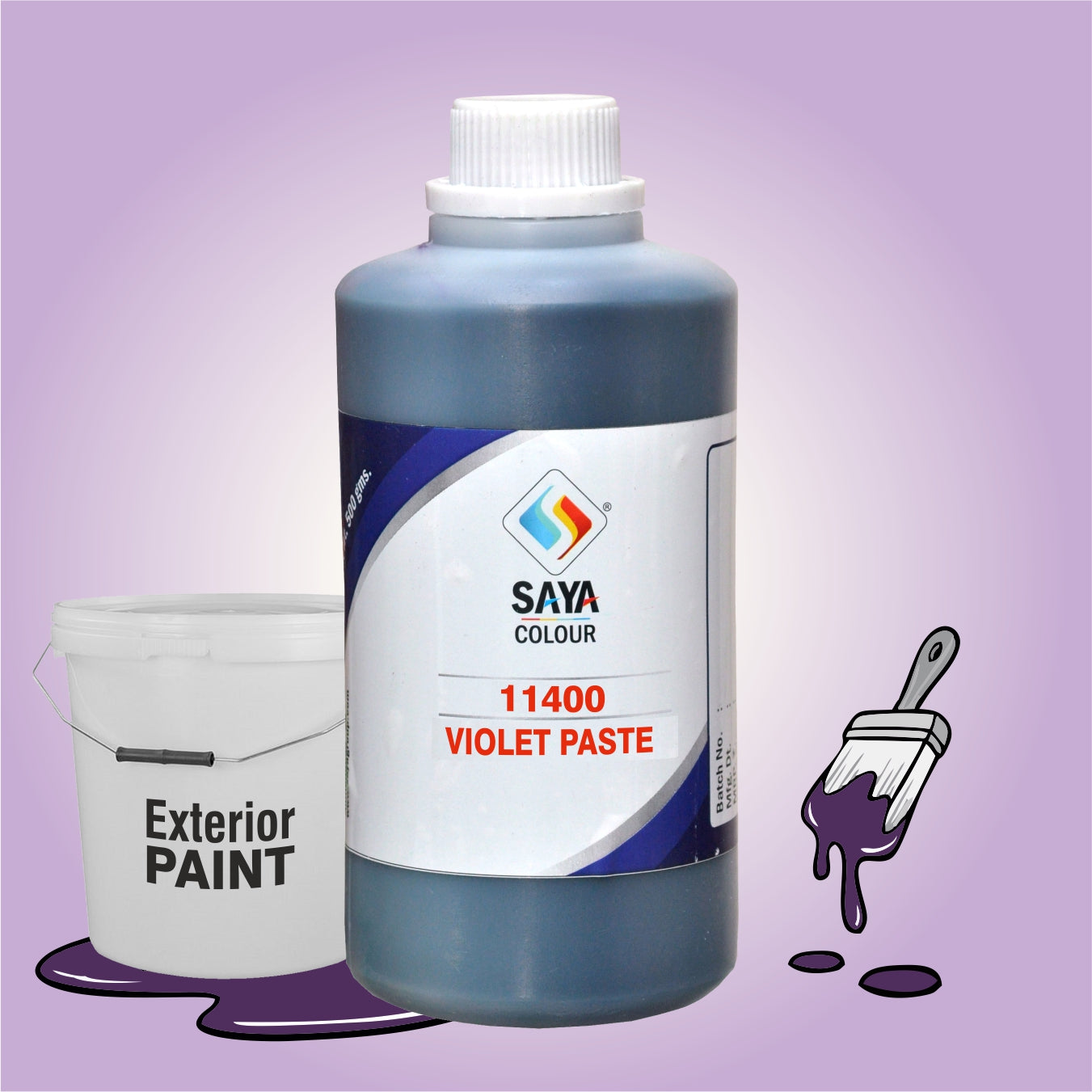 Violet Pigment Paste 11400 for Exterior Paint