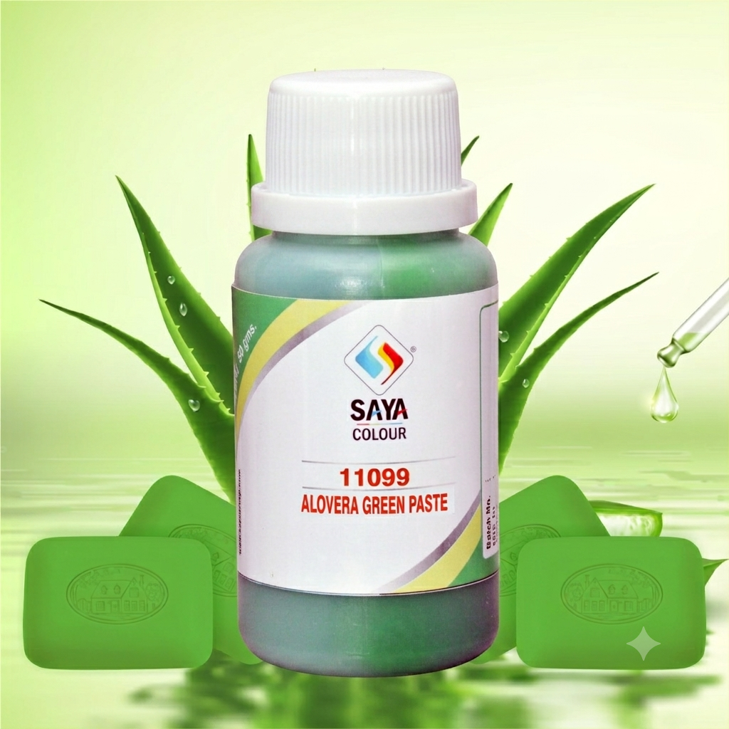 Aloevera Green Pigment Paste 11099 for Toilet and Bathing Soap