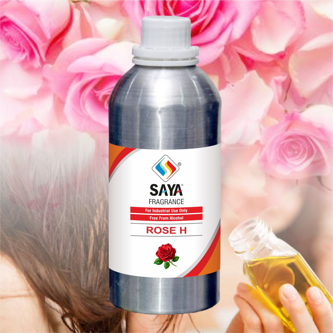 Rose H Fragrance for Hair Oil