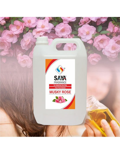 Musky Rose Fragrance for Hair Oil